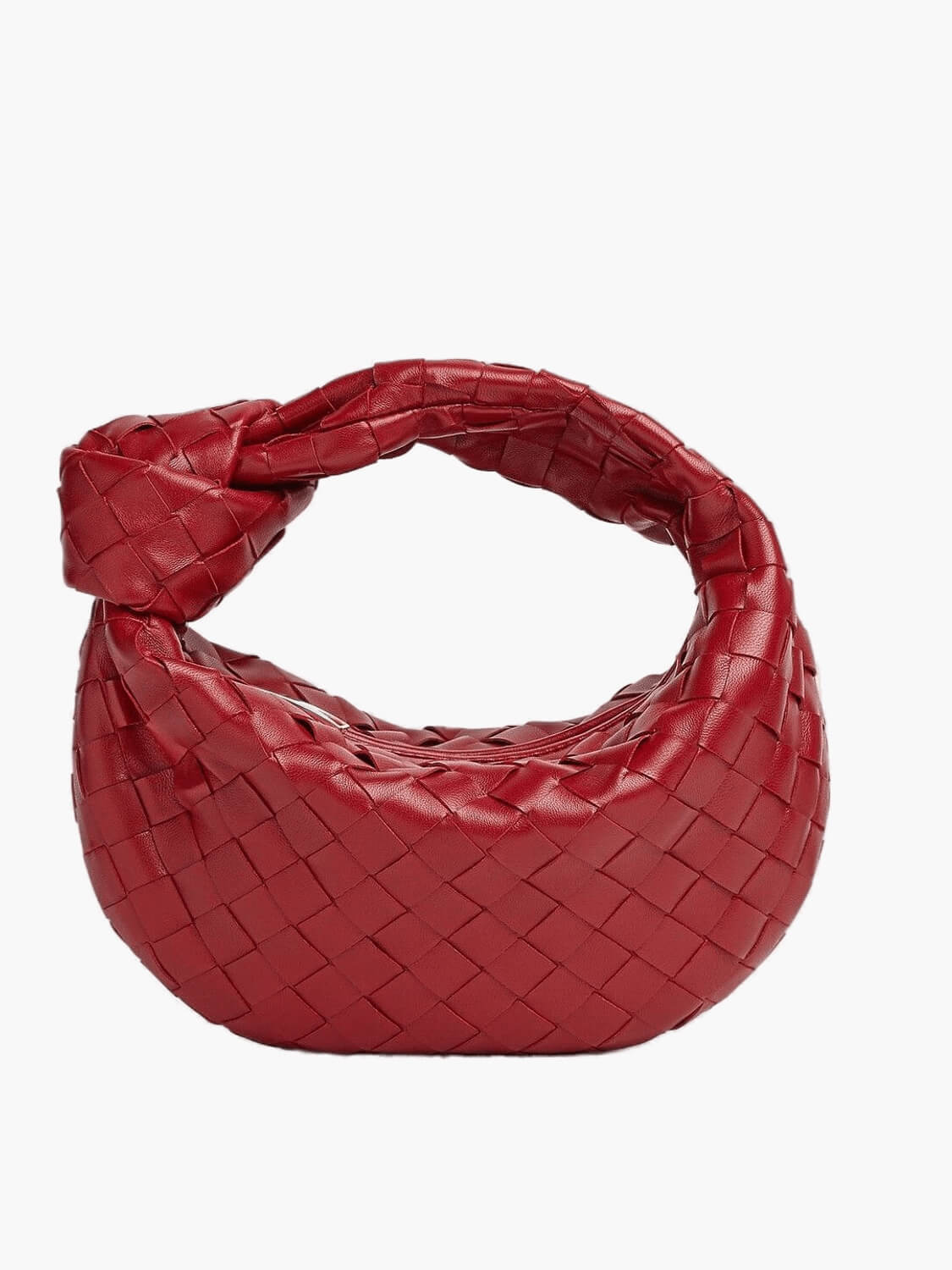 Sac à main en cuir végétalien tressé — Modèle léger à porter à l'épaule