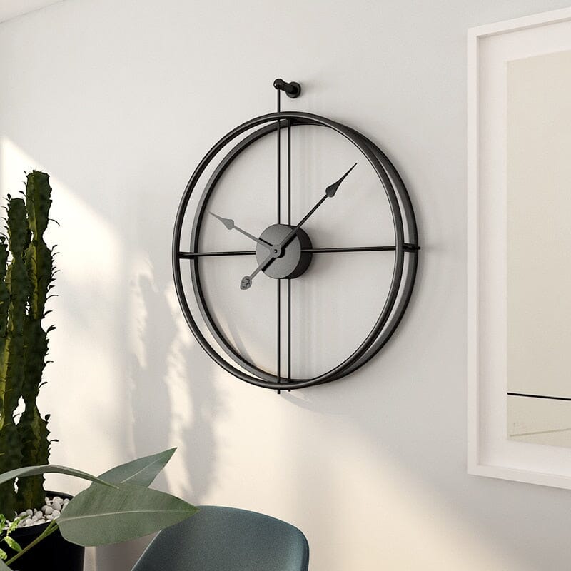 Nordic Geometric Wall Clock In Luxury Style For Modern Rooms