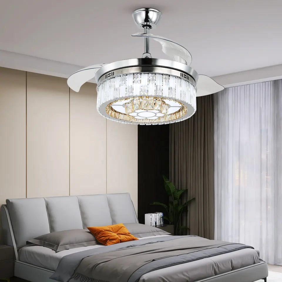 Solara 3-Blade Ceiling Fan With LED Lights For Your Home Kitchen