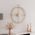 Nordic Geometric Wall Clock In Luxury Style For Modern Rooms
