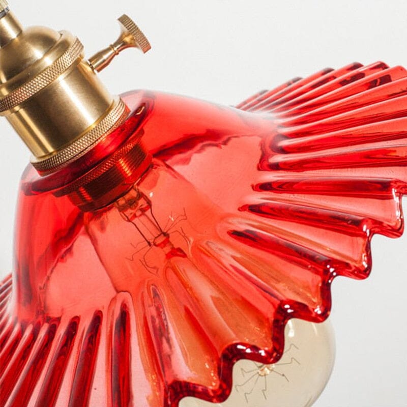 Caleris York geflochtene Glas-Pendelleuchte mit vintage Charme