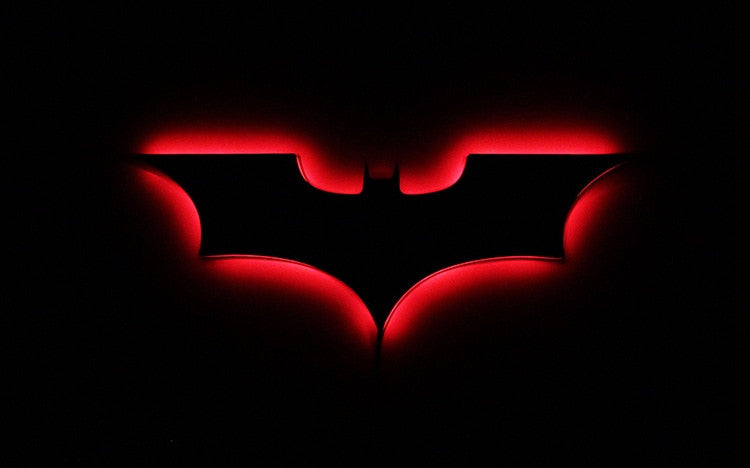 Επιτοίχιο φωτιστικό LED Batman — Ασύρματο τηλεχειριστήριο, αλλαγή χρωμάτων