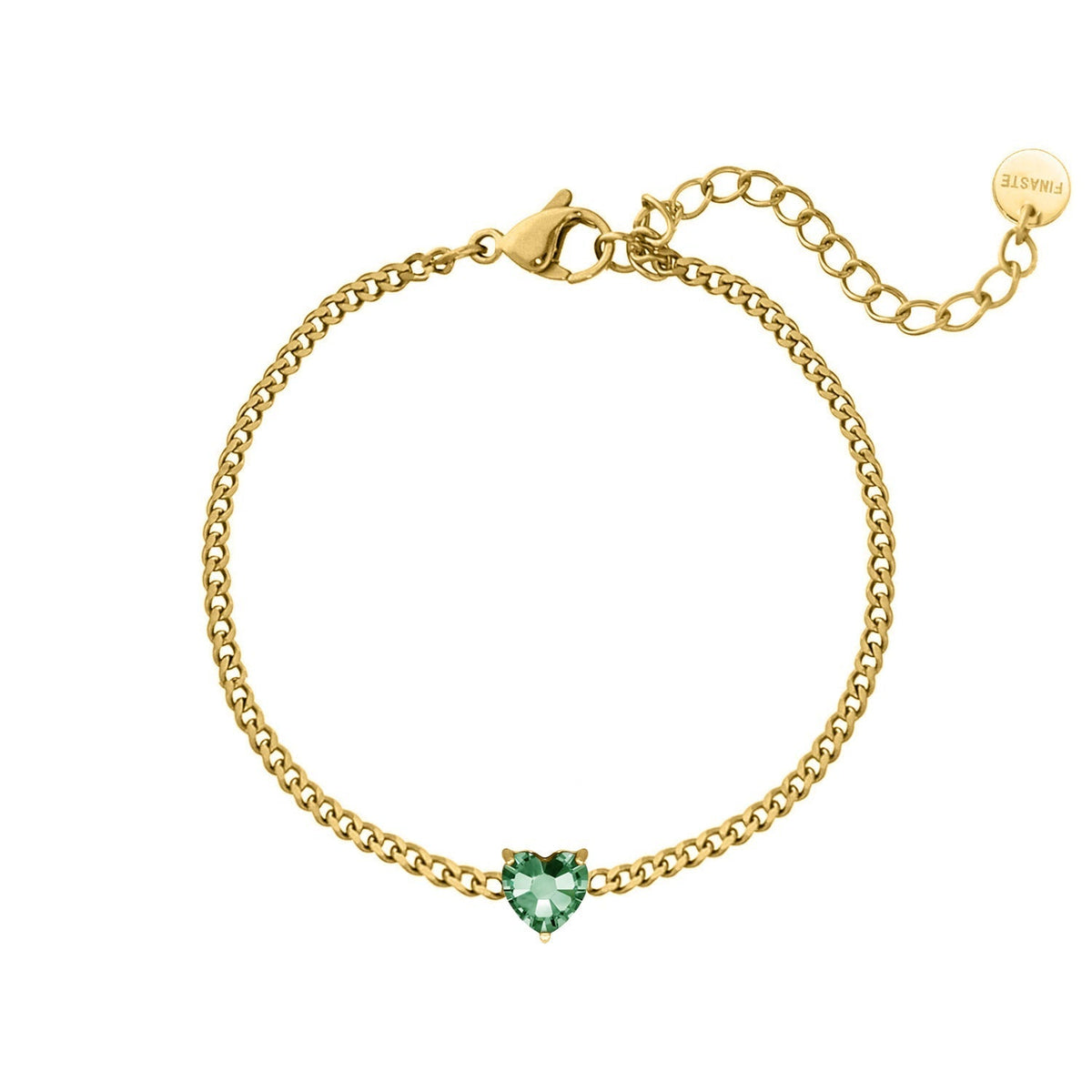 Herzförmiges Geburtssteinarmband — Bedeutungsvolles Schmuckgeschenk
