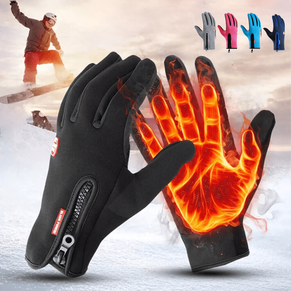 Touchscreen Heated Winter Gloves — USB-Powered & Thermal