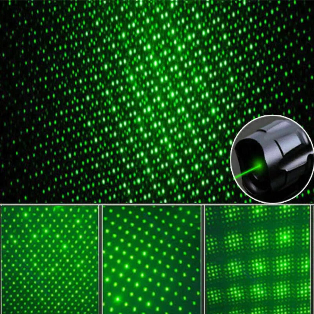 USB Rechargeable Green Laser Pointer — 2000 Meter Range