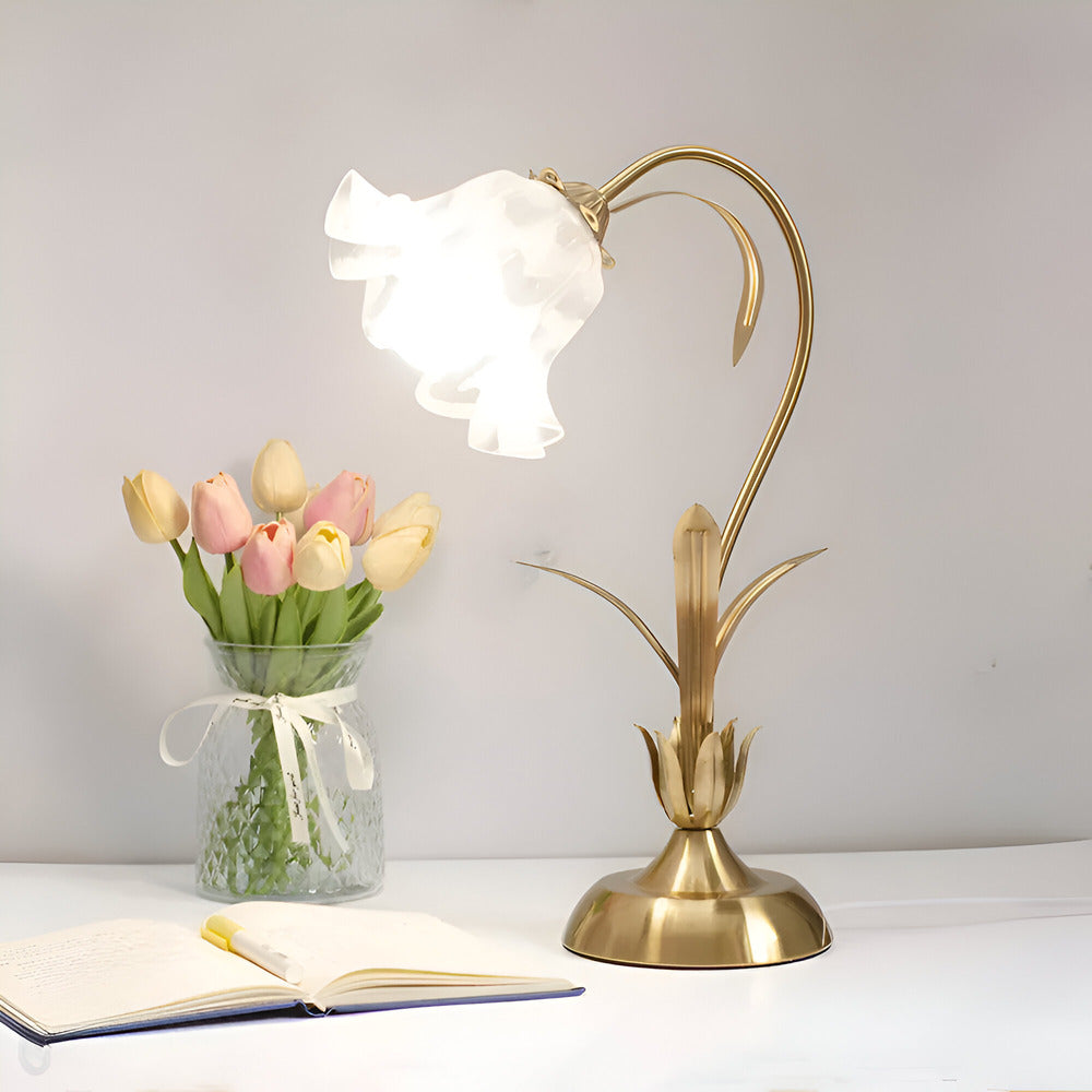 Aurelian Flora Table Lantern With Floral Accent And Vintage Paris Charm
