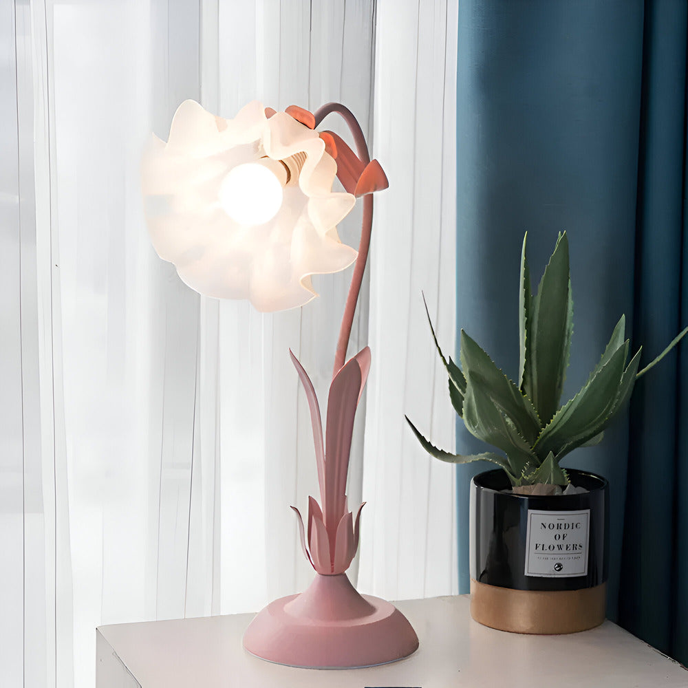 Aurelian Flora Table Lantern With Floral Accent And Vintage Paris Charm