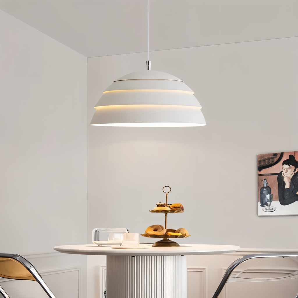 LumaNova Modern Pendant Ceiling Light With Minimal Dome