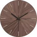 Orologio da parete LyraOak con movimento al quarzo silenzioso in stile legno minimalista