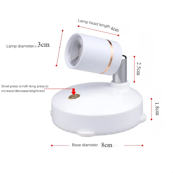 SpotMaster trådlösa, dimbara LED-spotlights — Effektbelysning