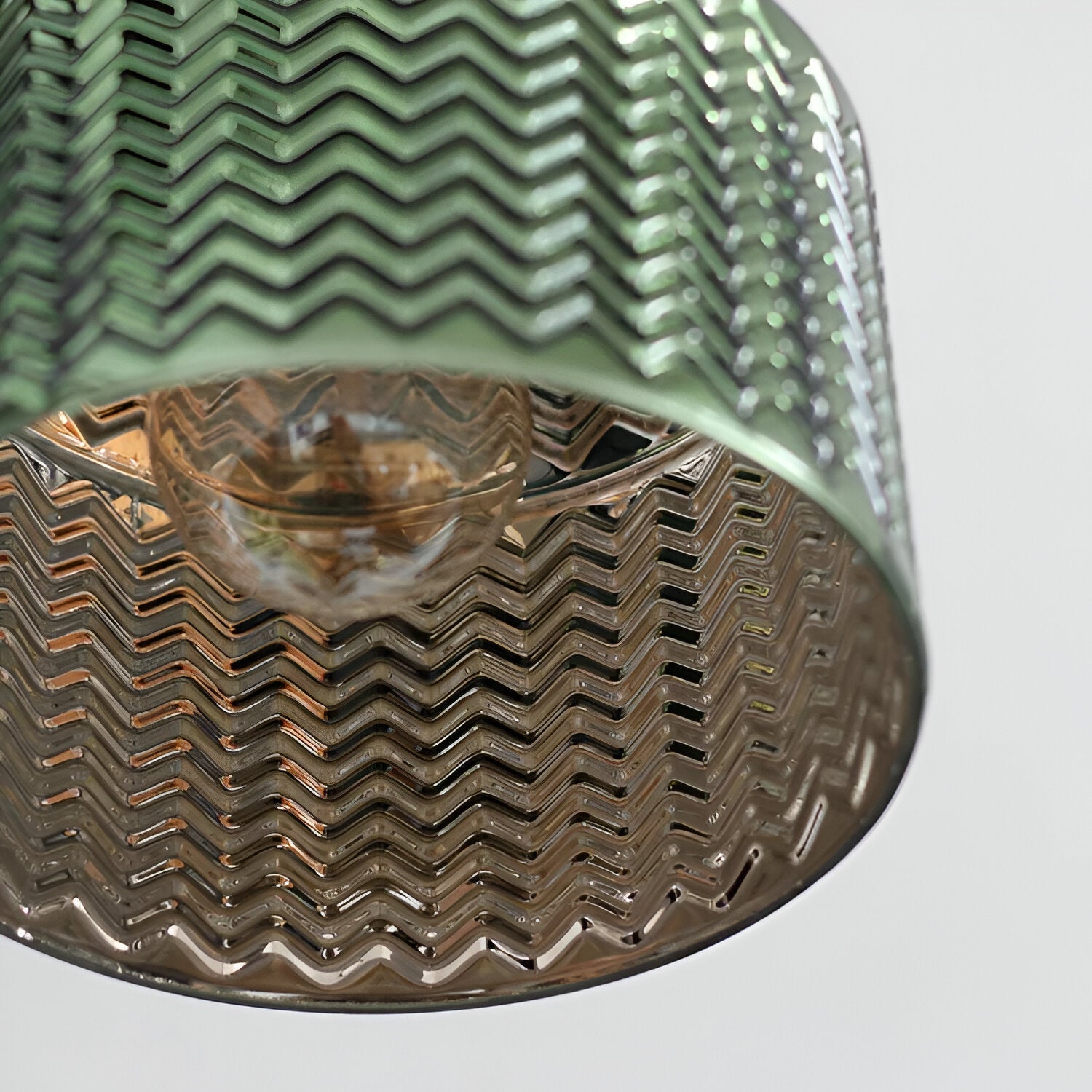 Aureli Ribbed Glass Wall Light Adjustable Arm For Bedrooms And Hallways