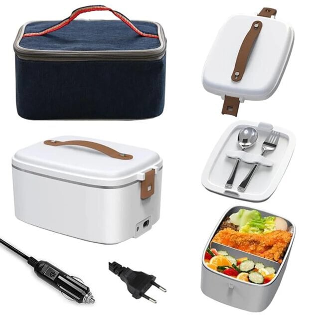 3-In-1 Electric Lunch Box | Filindra