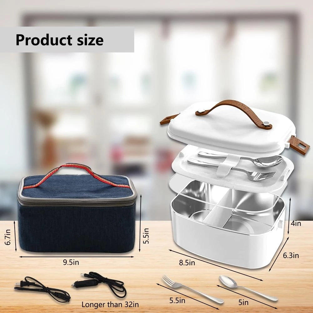 3-In-1 Electric Lunch Box | Filindra