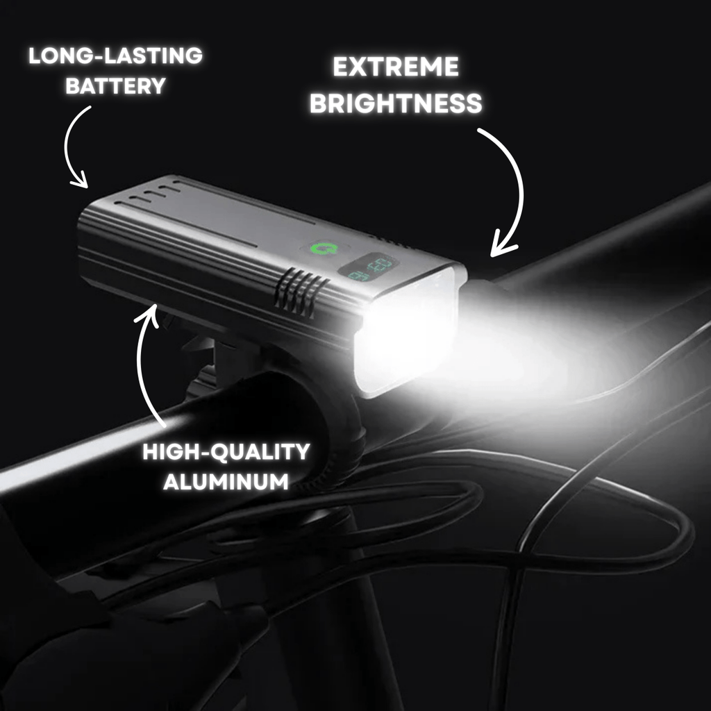 5000 Lumen Bike Light with 12 LEDs & USB-C Rechargeable Battery | Filindra