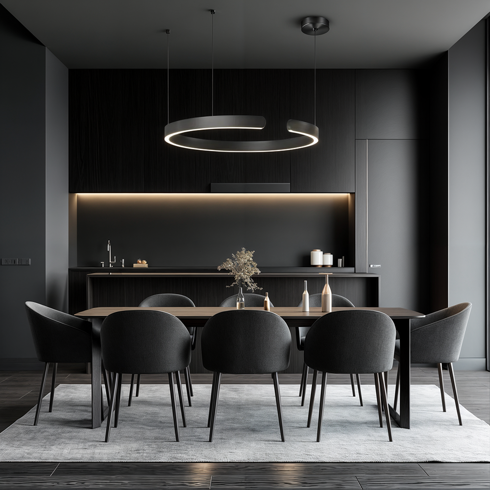 Liora Nordic Ring Chandelier With Elegant Modern Lighting