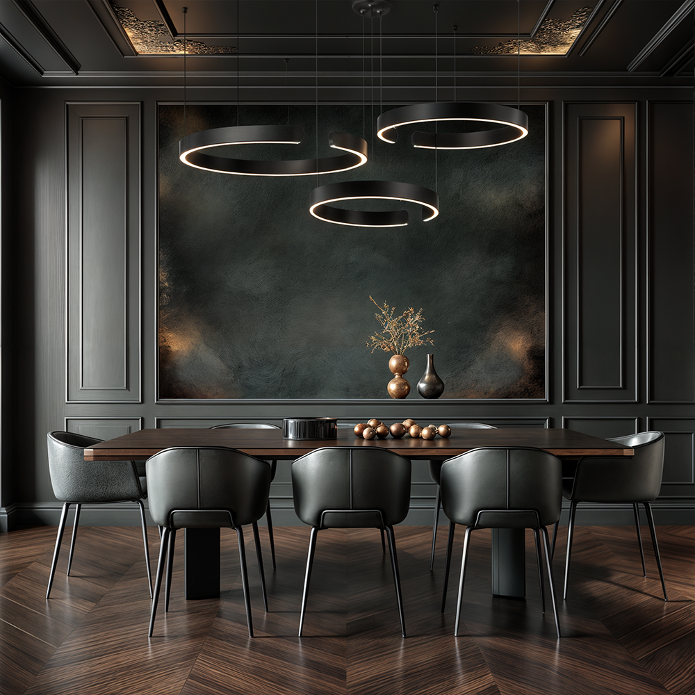 Liora Nordic Ring Chandelier With Elegant Modern Lighting