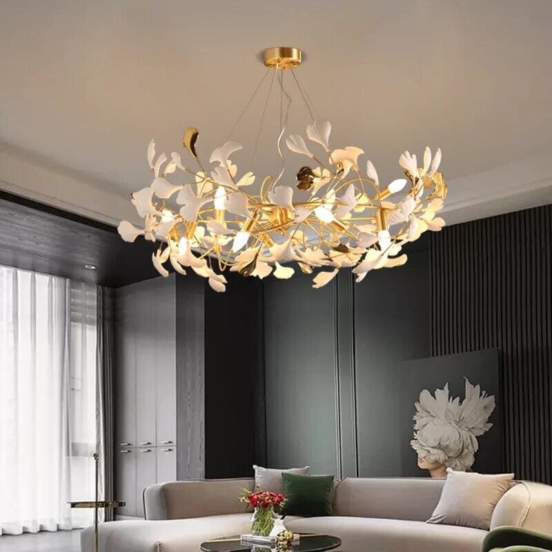 Keramický lustr Petal — stmívatelné LED svítidlo