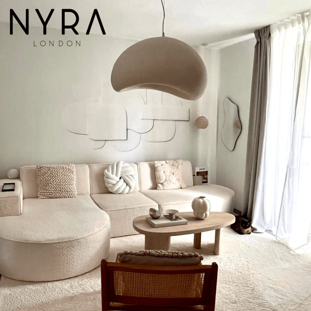 Żyrandol Boho Wasabi — wyrazista lampa sufitowa w stylu wabi-sabi