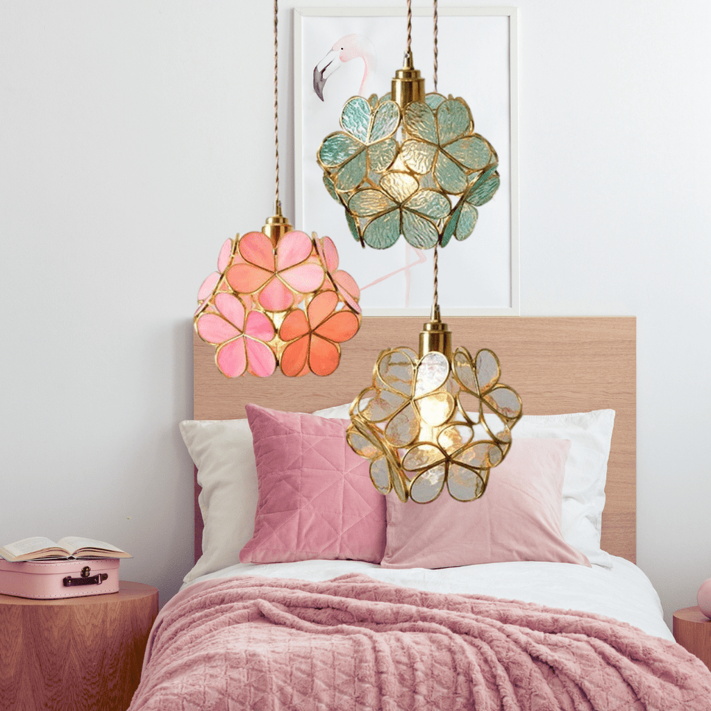 Aurelia Floral Glass Pendant Light For Modern Interiors
