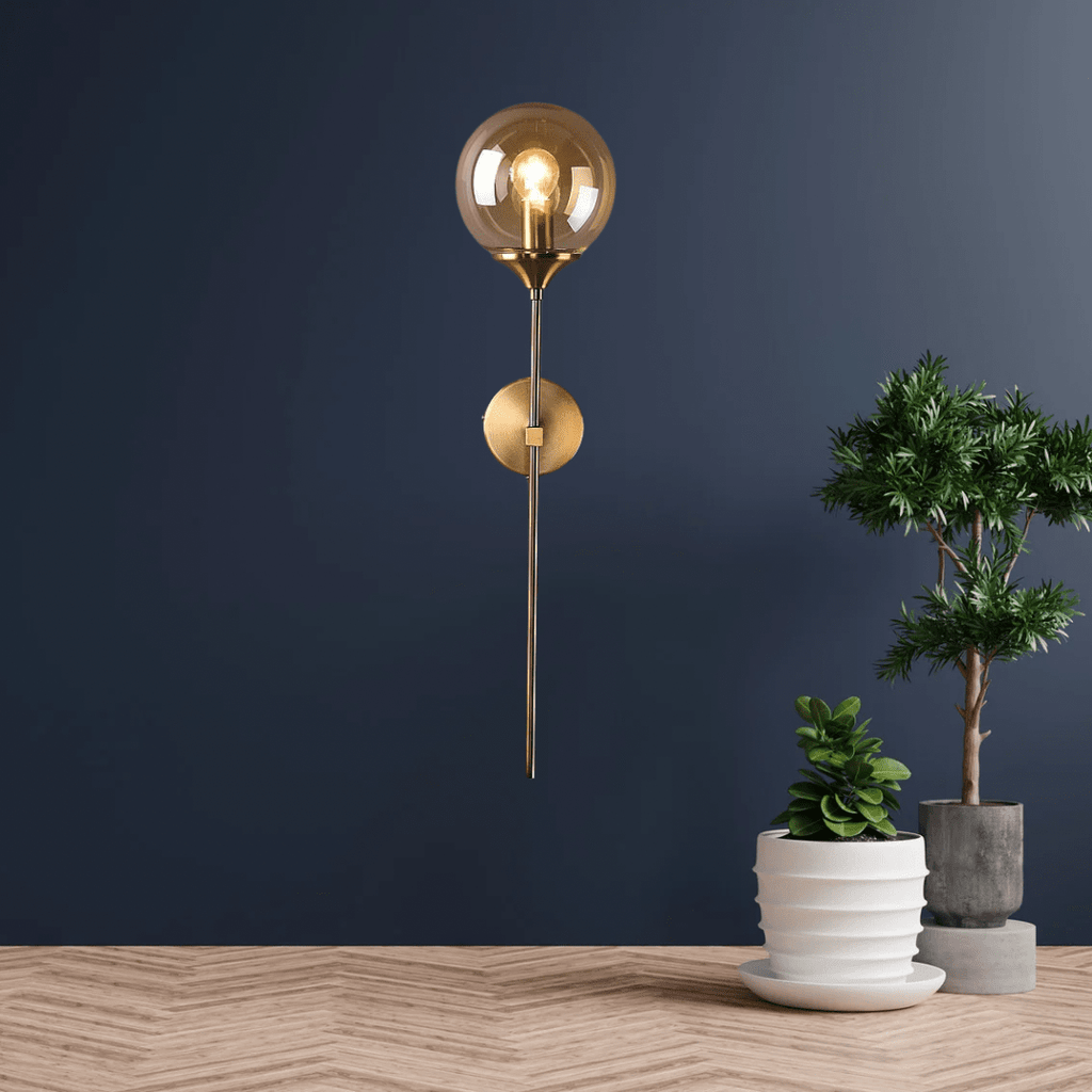 Eclipse Glass Ball Pendant Light — Modern Hanging Fixture
