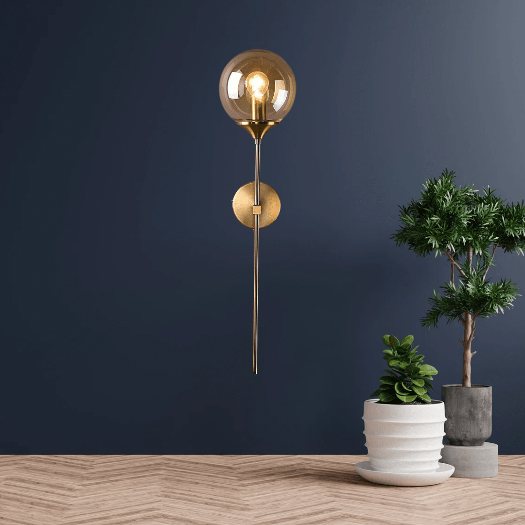 Eclipse Glass Ball Pendant Light — Modern Hanging Fixture