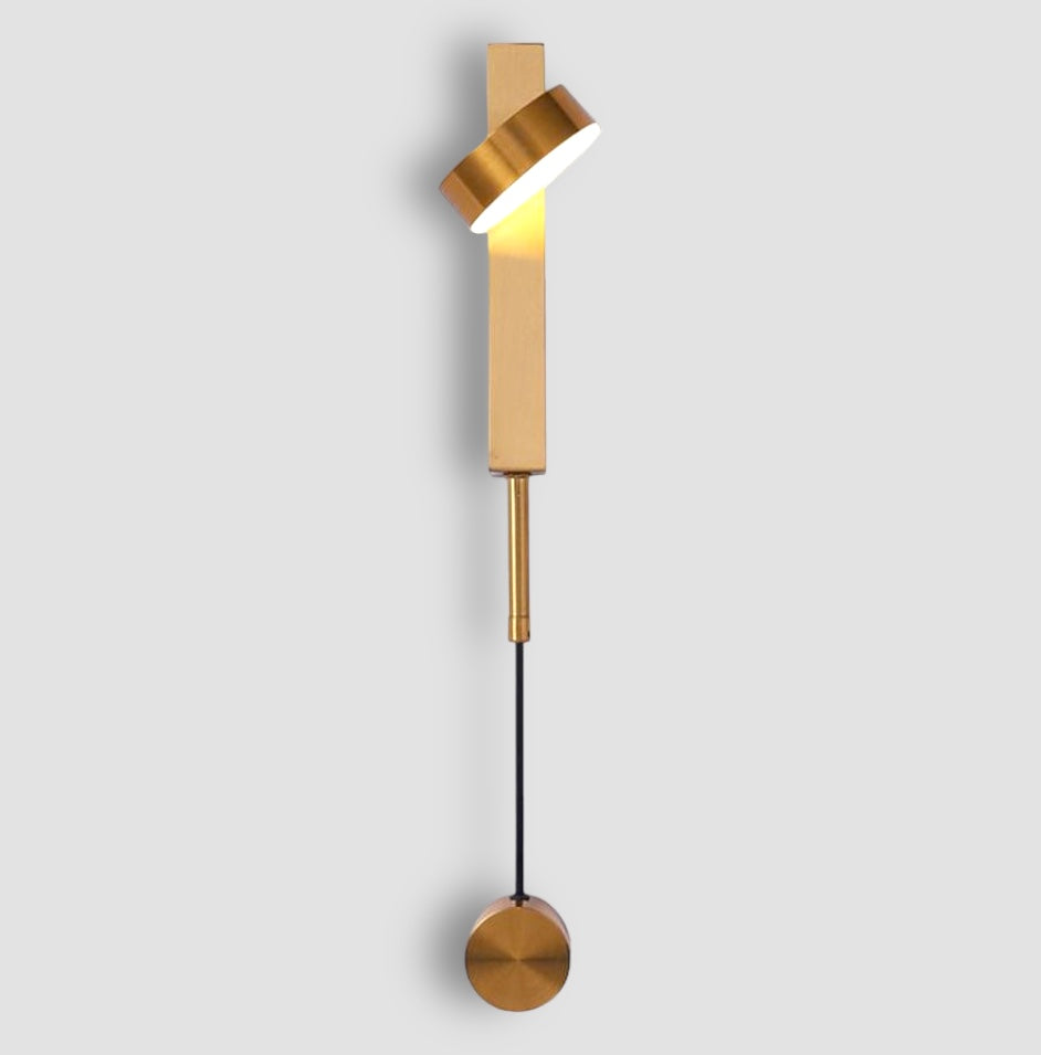 AetherGlow Wall Mounted LED Reading Lamp for Bedside Use