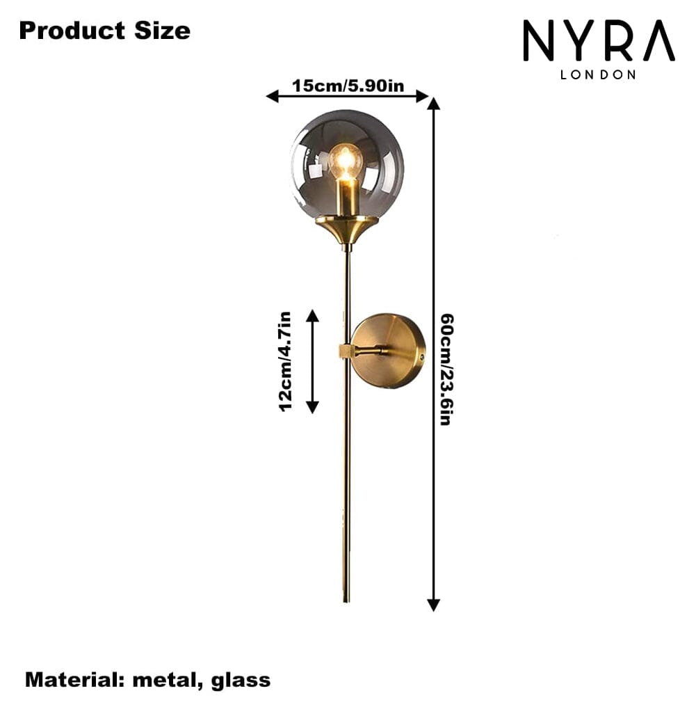 Eclipse Glass Ball Pendant Light — Modern Hanging Fixture