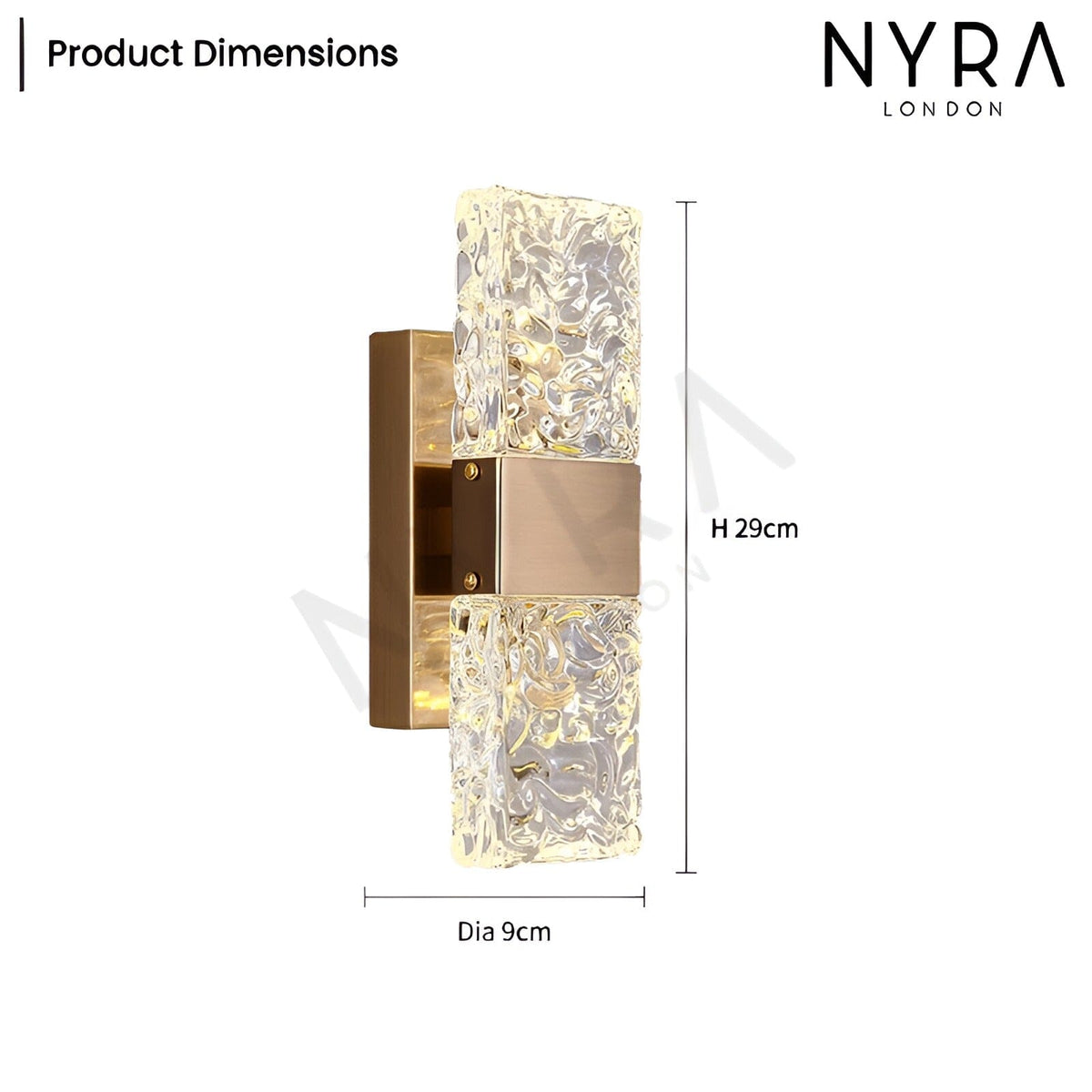 Royal Carlton Lights — Handcrafted Crossover Wall Lamp