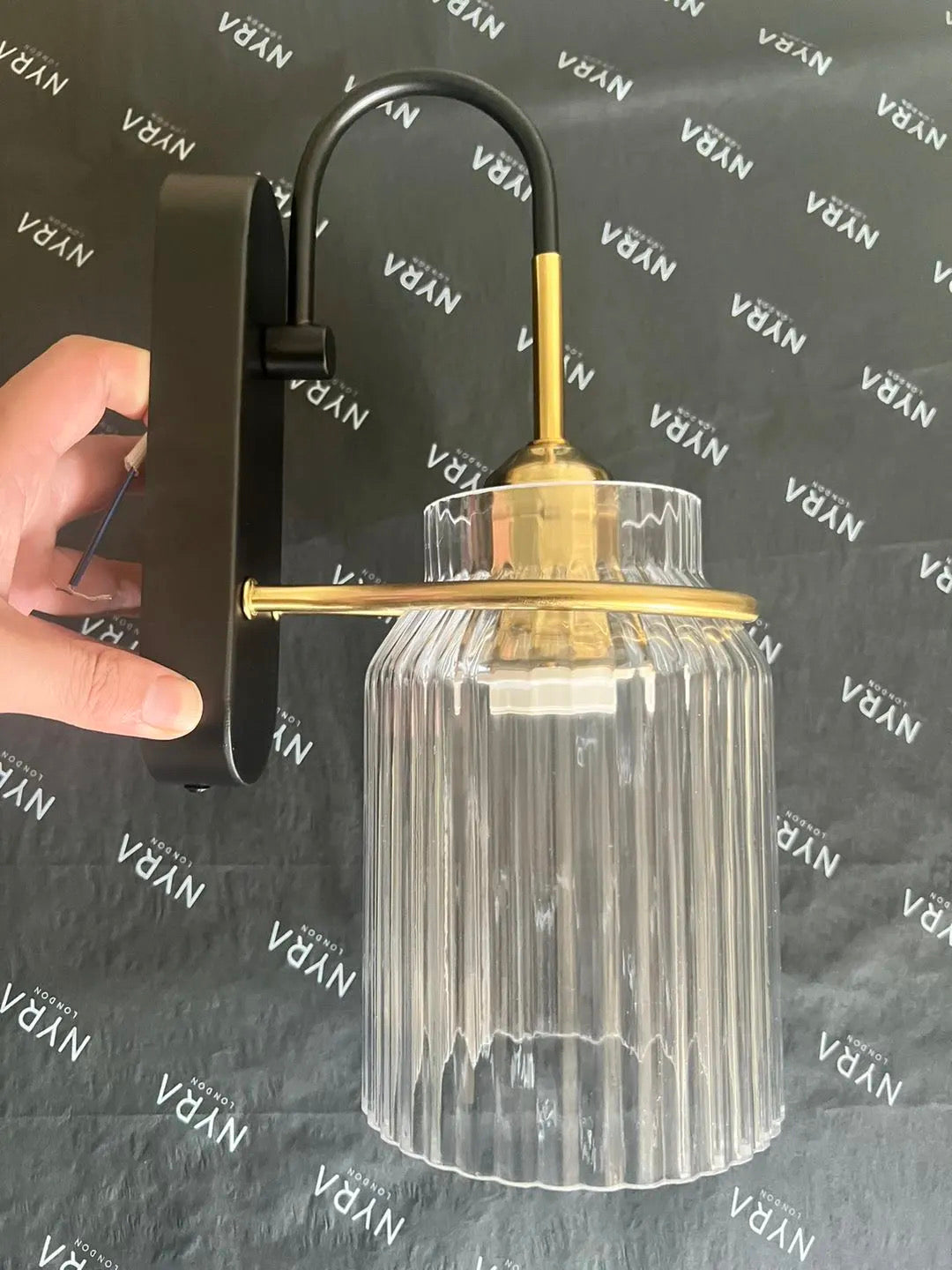 LumiNest Nordic Glass Wall Light With Minimalist Ambience