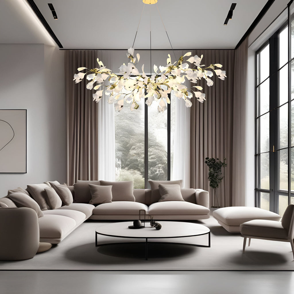 Keramický lustr Petal — stmívatelné LED svítidlo