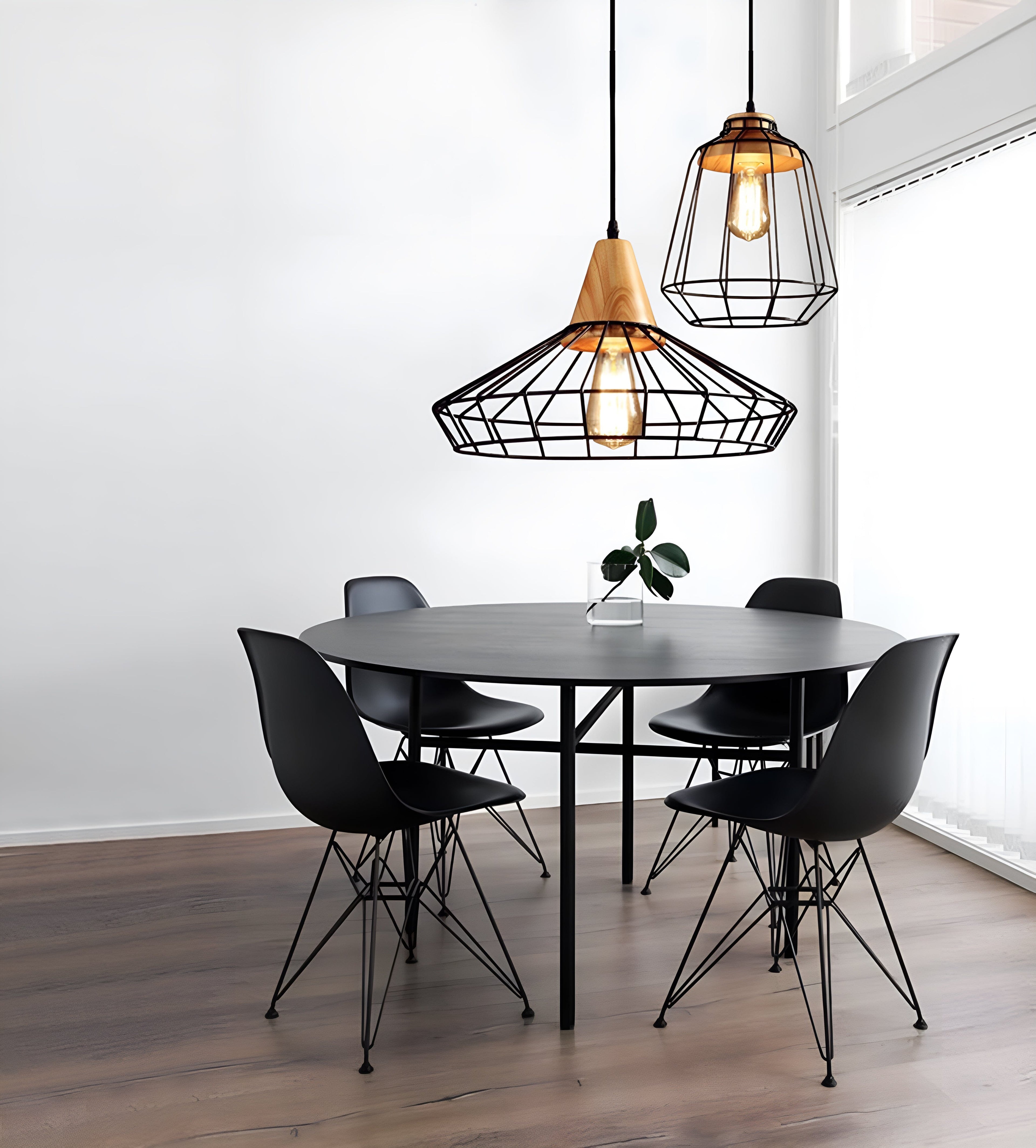 AstraLume Verstellbare Pendelleuchten mit Vintage-Eisen-Finish