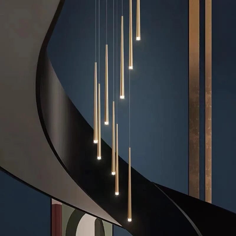 Lustră suspendată modernă Jules — elegantă, cu cristale în formă de lumânări
