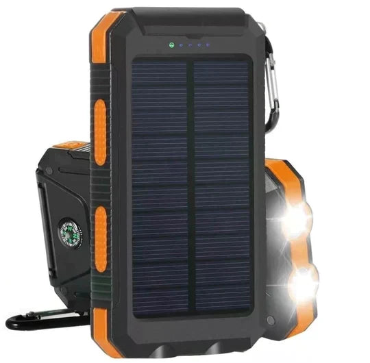 500000mAh Solar Power Bank IP67 Waterproof Compact Slim Design