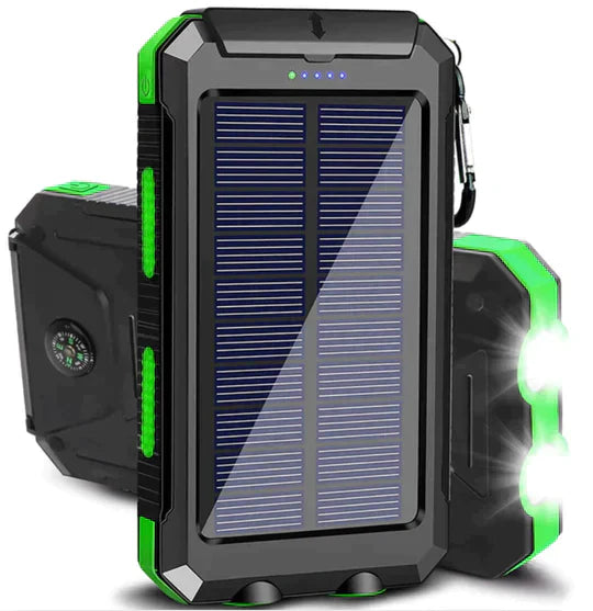 500000mAh Solar Power Bank IP67 Waterproof Compact Slim Design