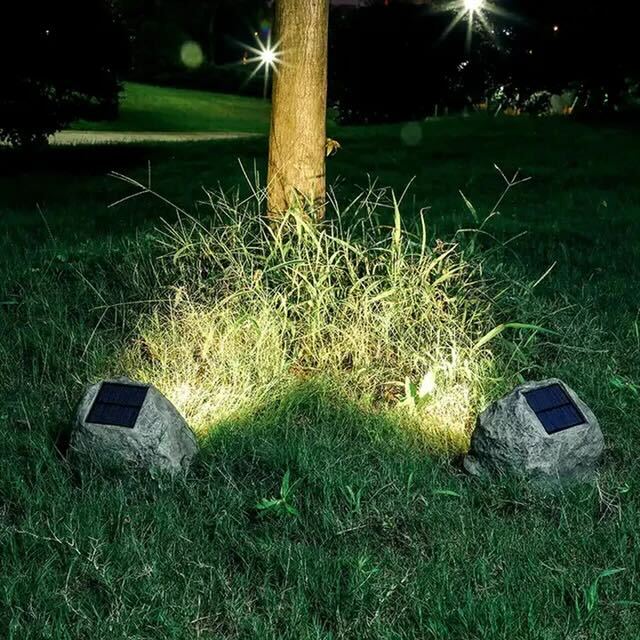 StoneGlow Garden Lamp With Warm Ambient LED IP65 Outdoor Light