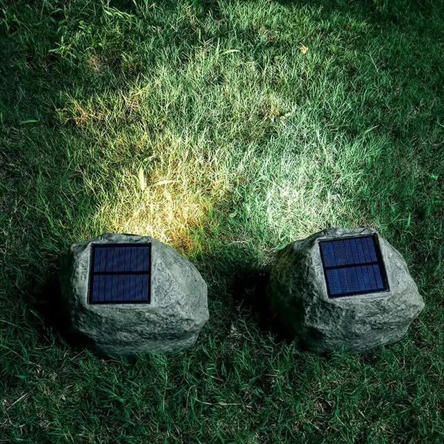 StoneGlow Garden Lamp With Warm Ambient LED IP65 Outdoor Light
