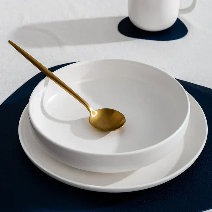 Minimalist Flatware Set — Clean Sleek Lines, Contemporary Design
