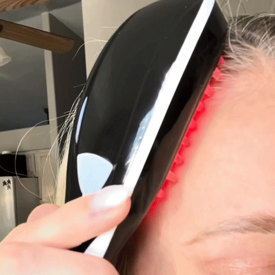 Brosse Gloss pour cheveux 4-en-1 — Stimulateur de croissance des cheveux clairsemés