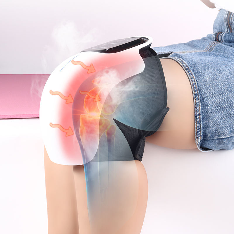 Smart elektrisk knæmassager — varme- og infrarødterapi