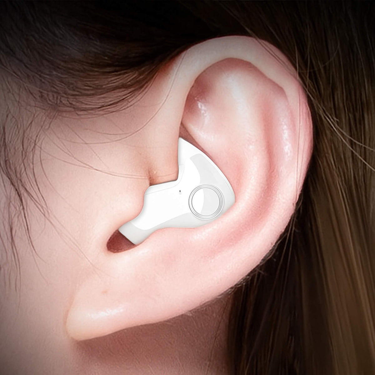 Neviditelná bezdrátová sluchátka na spaní — Bluetooth 5.3, voděodolnost IPX5