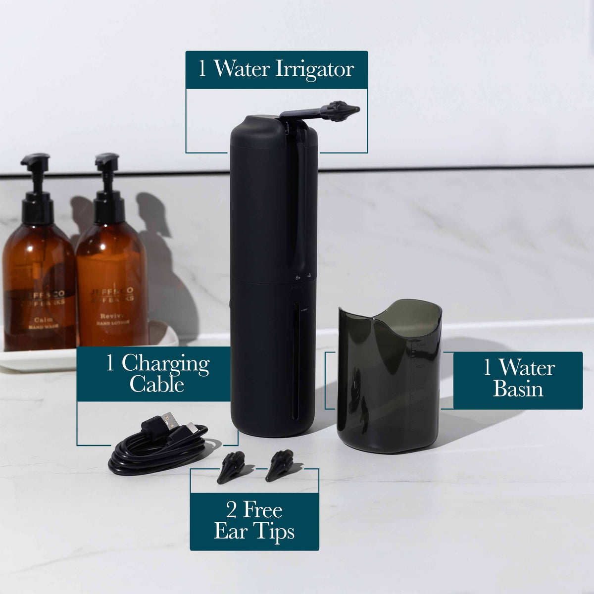 Auraluxe Pro otthoni fülzsír-eltávolító rendszer — WUSH PRO háromsugaras spray