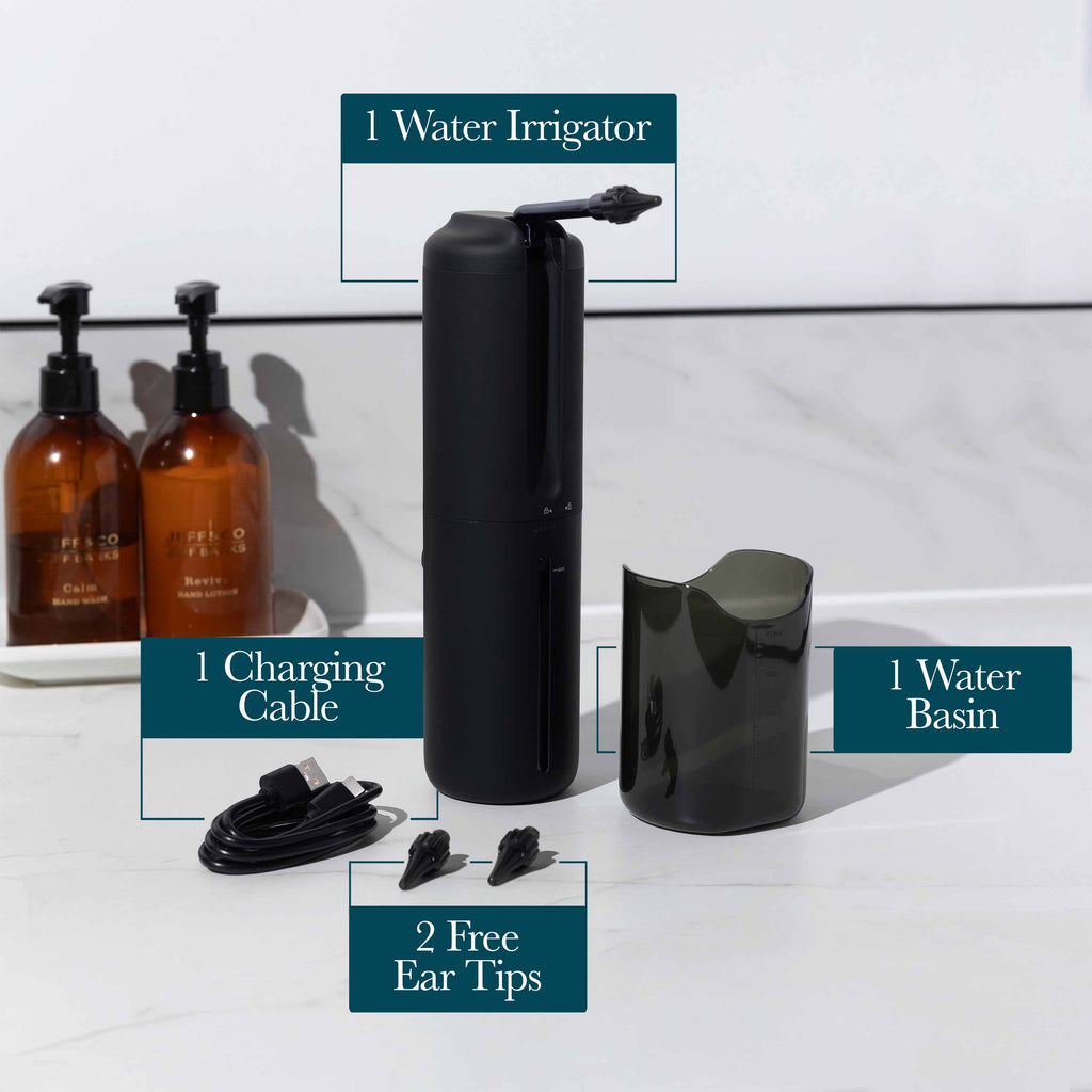 QuellWave Ear Rinse Pro — massaggiatore ad acqua a triplo getto