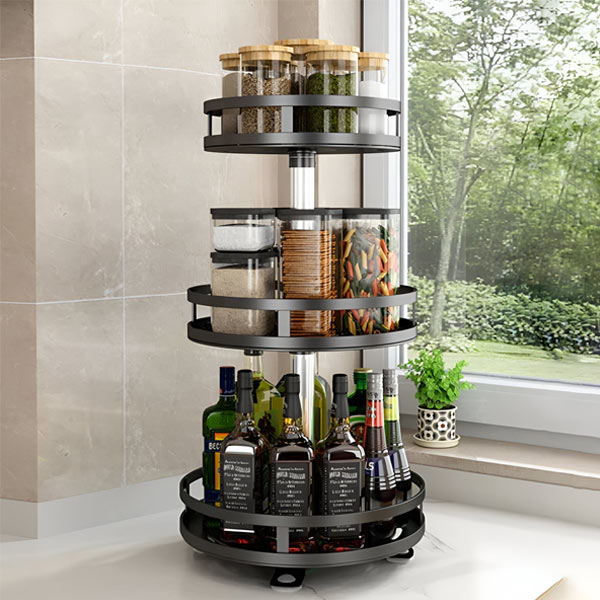 3-Tier Swivel Metal Organizer | Filindra