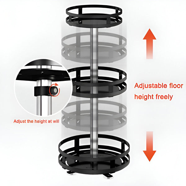 3-Tier Swivel Metal Organizer | Filindra
