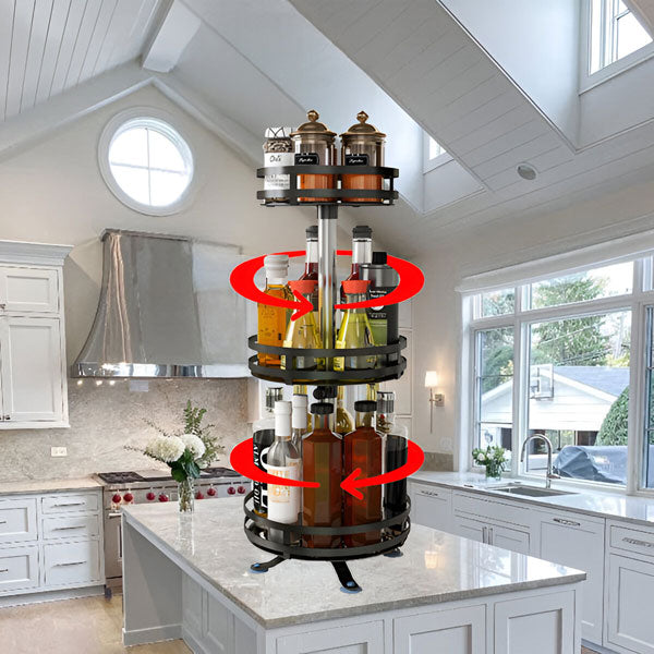 3-Tier Swivel Metal Organizer | Filindra