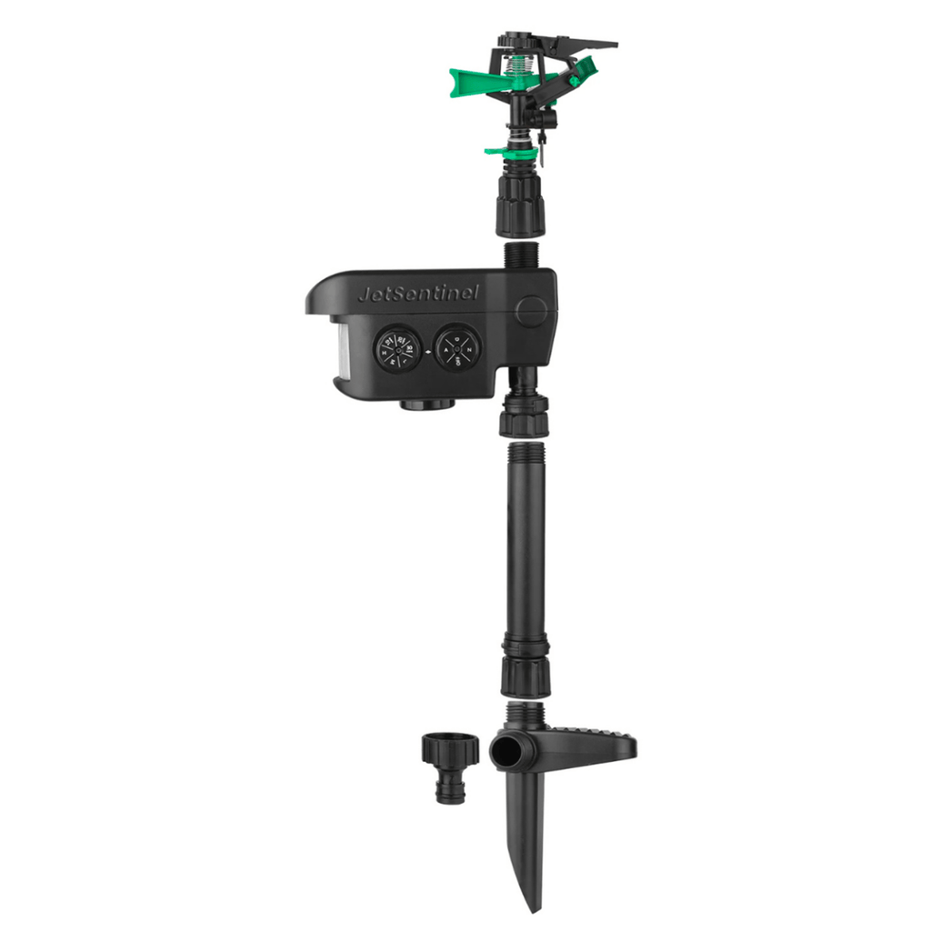 Automatic Water Deterrent System — Solar-Powered Motion Sensor Activation