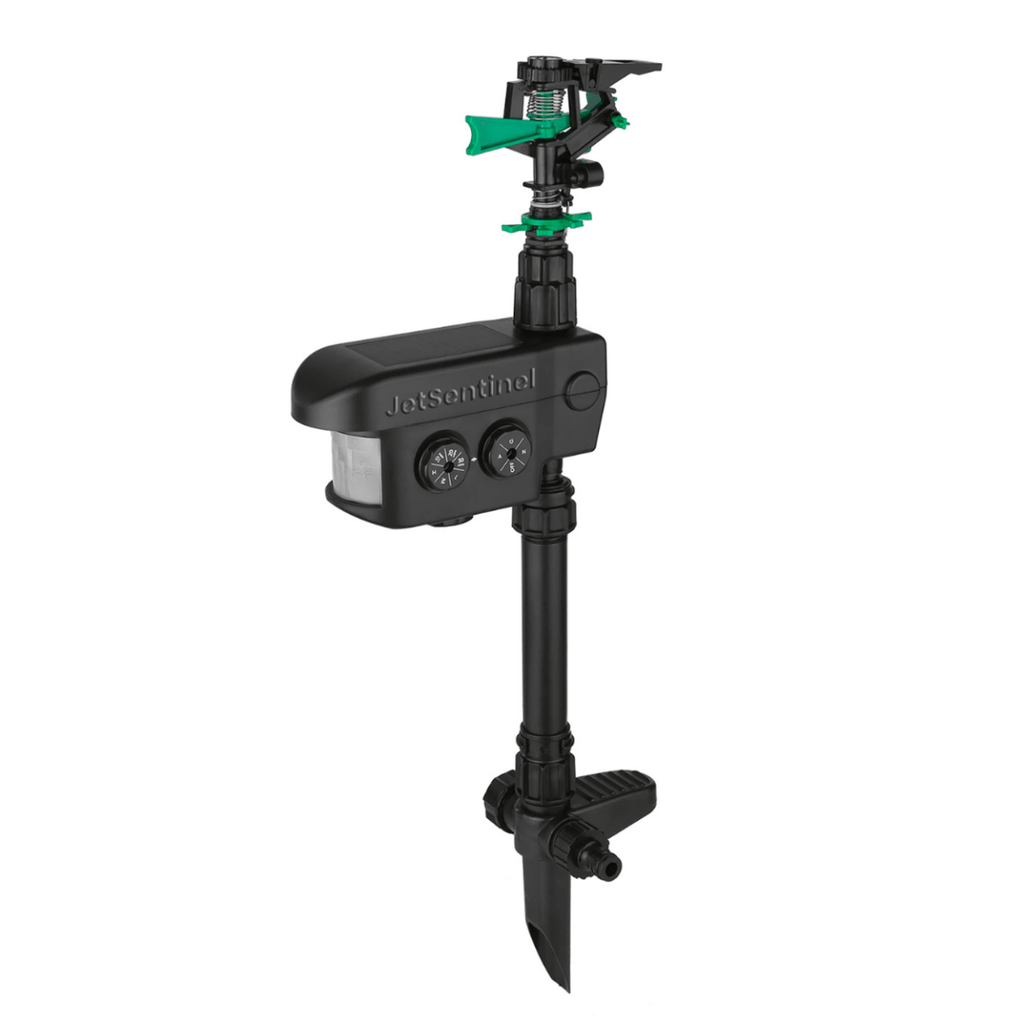 Automatic Water Deterrent System — Solar-Powered Motion Sensor Activation