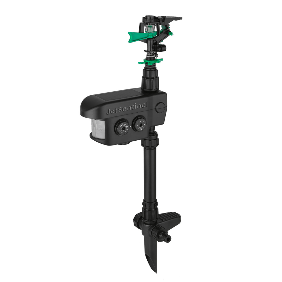 Automatic Water Deterrent System — Solar-Powered Motion Sensor Activation