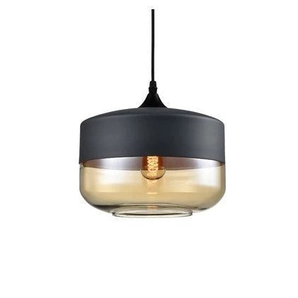 Aeris Glass Pendant Mouth Blown, Adjustable Cable For Dining Rooms