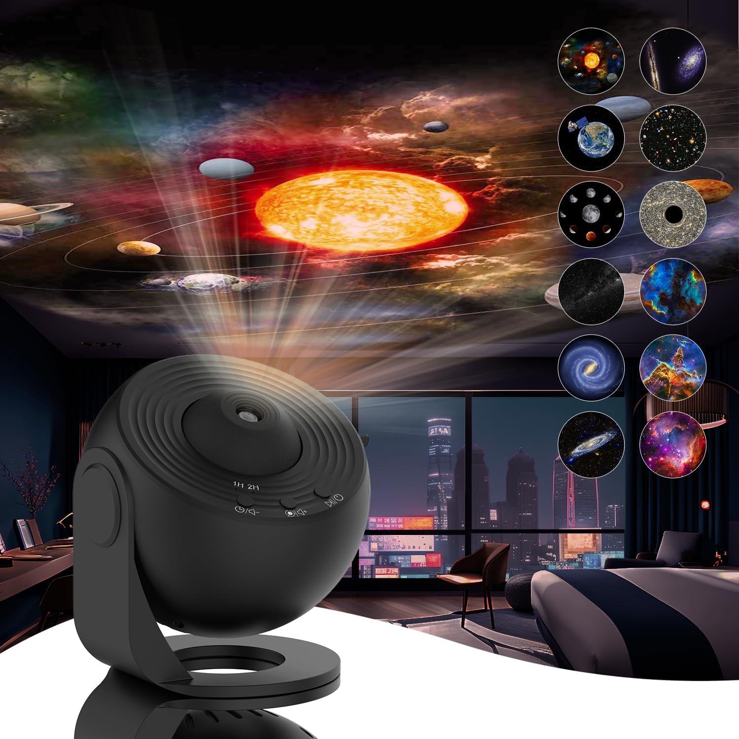 360° Planetarium Projector | Improved relaxation and stress relief | Filindra